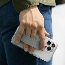 Etui z podstawką UNIQ Heldro Mount do iPhone 14 Pro, przezroczyste
