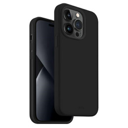 Etui UNIQ Lino do iPhone 14 Pro, czarne