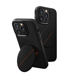 Etui Uniq Novo z podstawką do iPhone 14 Pro, czarne