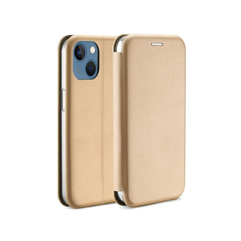 Etui Beline Book Magnetic do iPhone 14 Plus złote