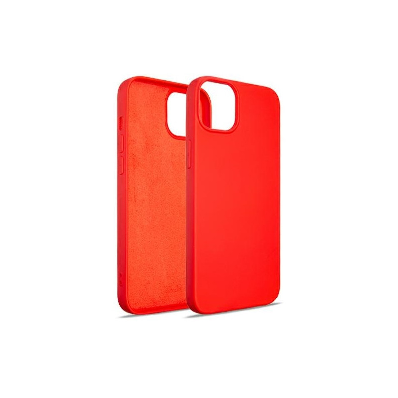 Etui Beline Silicone do iPhone 14 Plus czerwone