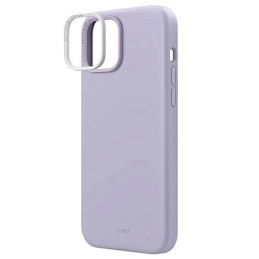 Etui UNIQ Lino do iPhone 14 Plus, lawendowe