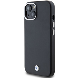 Etui BMW Signature Wrapped Metal MagSafe do iPhone 14, czarne 