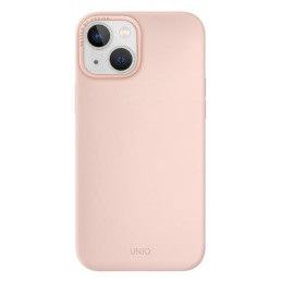 Etui UNIQ Lino do iPhone 14, różowe