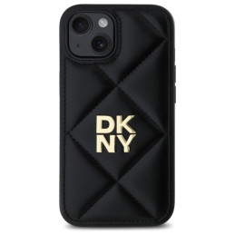 Etui DKNY Quilted Stack Logo do iPhone 14, czarne