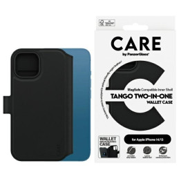 Etui z klapką CARE by PanzerGlass Feature Tango do MagSafe do iPhone 14 / 13, czarne