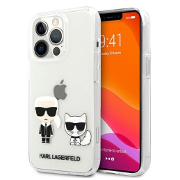 Etui Karl Lagerfeld Karl & Choupette do iPhone 13 Pro Max, Transparent