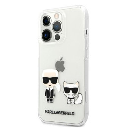 Etui Karl Lagerfeld Karl & Choupette do iPhone 13 Pro Max, Transparent