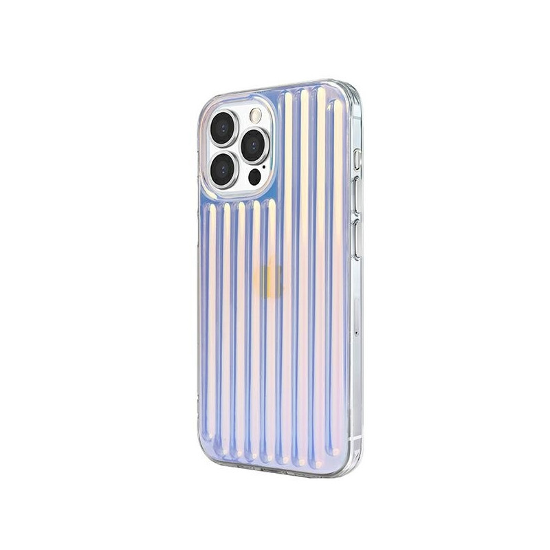 Etui UNIQ Coehl Linear do iPhone 13 Pro Max, opalowy