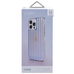 Etui UNIQ Coehl Linear do iPhone 13 Pro Max, opalowy