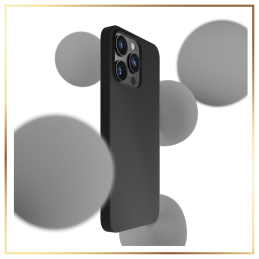 Etui 3MK Silicone Case do iPhone 13 Pro, czarne