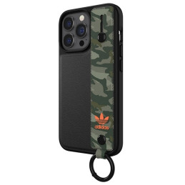 Etui z paskiem na ręce Adidas do iPhone 13 Pro /13, czarno-zielone
