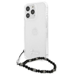 Etui Guess Black Pearl do iPhone 13 Pro / 13, Transparent