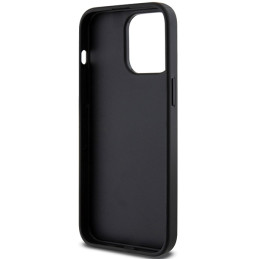 Etui Karl Lagerfeld Gripstand Saffiano Choupette Pins do iPhone 13 Pro / 13, czarne