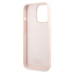 Etui Karl Lagerfeld Silicone Karl`s Head do iPhone 13 Pro / 13, różowy/pink