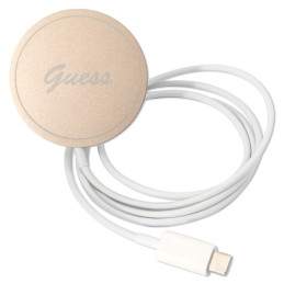 Zestaw Guess 4G Print MagSafe Etui + Ładowarka do iPhone 13 Pro, brązowy/brown