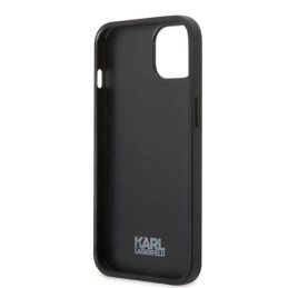 Etui Karl Lagerfeld Monogram Ikonik Patch do iPhone 13 mini, czerwone