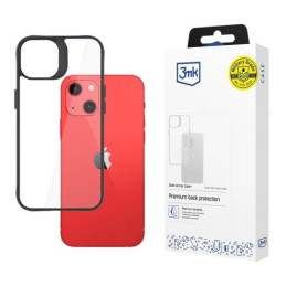 Etui 3MK SatinArmor+ Case do iPhone 13, przezroczyste z czarną ramką