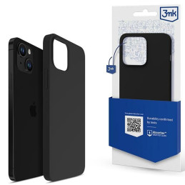 Etui 3MK Silicone Case do iPhone 13, czarne
