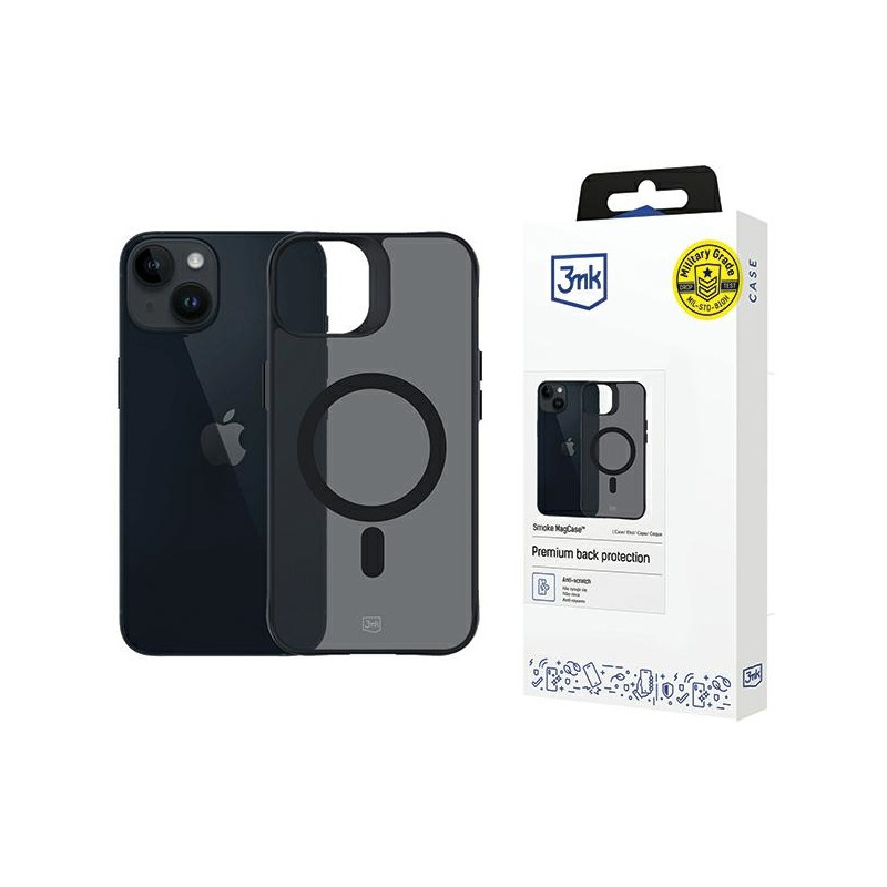 Etui 3MK Smoke MagCase do iPhone 13/14