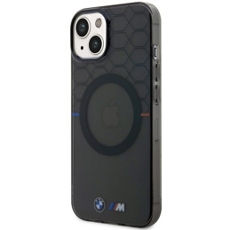 Etui BMW Pattern MagSafe do iPhone 13, szary/grey 