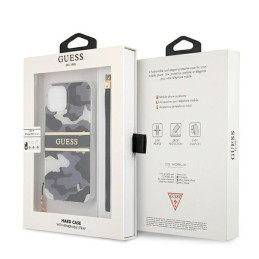 Etui Guess Camo Strap Collection do iPhone 13, czarne