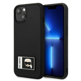 Etui Karl Lagerfeld Ikonik Patch do iPhone 13, czarne