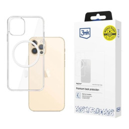 Etui 3MK MagCase do iPhone 12 Pro Max, przezroczyste do Magsafe