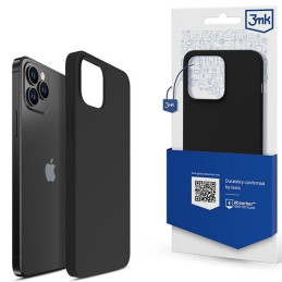 Etui 3MK Silicone Case do iPhone 12 Pro Max, czarne