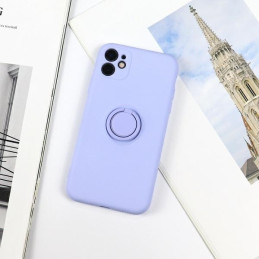 Etui Beline Silicone do Ring iPhone 12 Pro Max niebieskie