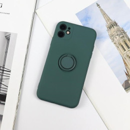 Etui Beline Silicone do Ring iPhone 12 Pro Max zielone 
