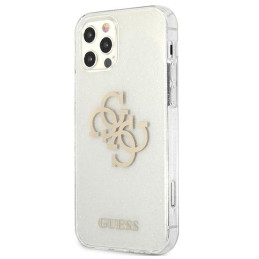 Etui Guess 4G Big Logo do iPhone 12 Pro Max, transparent