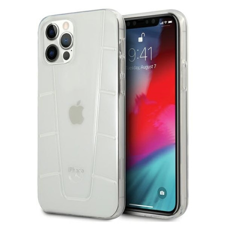 Etui Mercedes Transparent Line do iPhone 12 Pro Max, clear