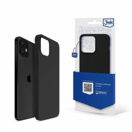 Etui 3MK Silicone Case do iPhone 12 Mini, czarne
