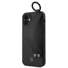 Etui Mercedes Strap Line do iPhone 12 mini, czarne