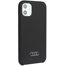 Etui Audi Silicone do iPhone 12/12 Pro, czarne