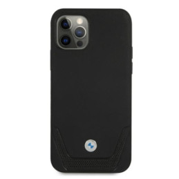 Etui BMW Leather Perforate do iPhone 12/12 Pro, czarne