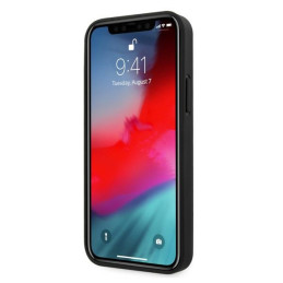 Etui BMW Leather Perforate do iPhone 12/12 Pro, czarne
