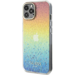 Etui Guess IML Faceted Mirror Disco Iridescent do iPhone 12/12 Pro, wielokolorowy
