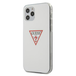 Etui Guess Triangle Collection do iPhone 12/12 Pro, biały/white