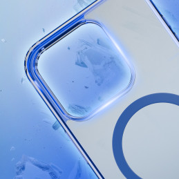 Etui 3mk Frosty MagCase do iPhone 12/12 Pro, półprzezroczyste z czarnym