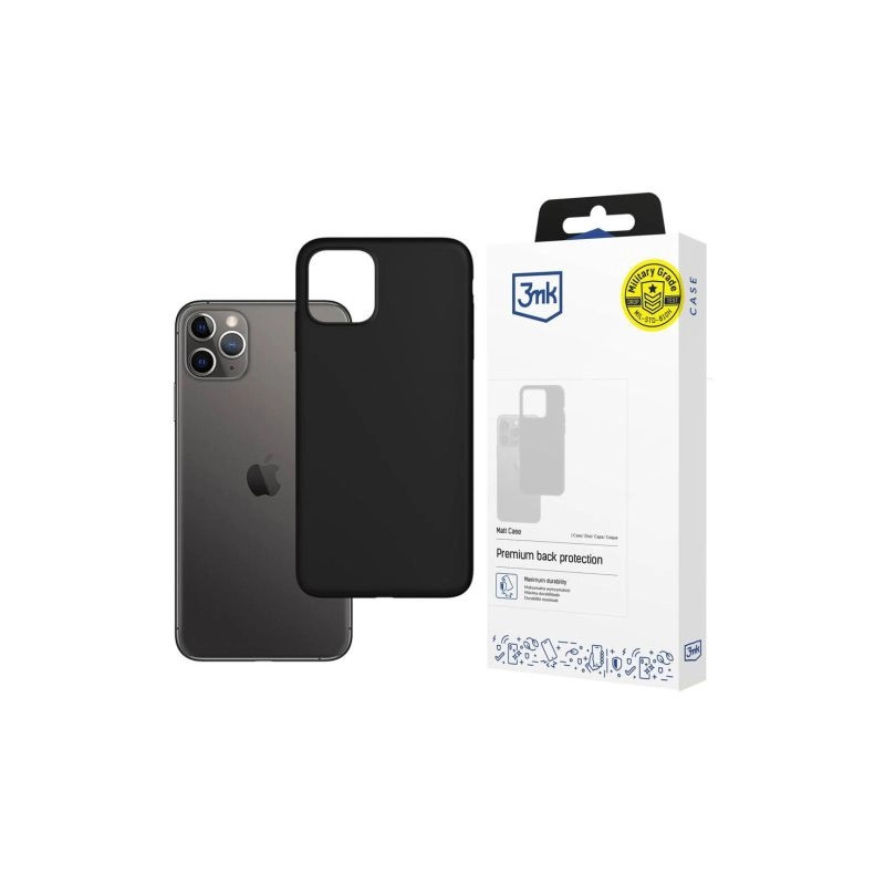 Etui 3MK Matt Case do iPhone 11 Pro Max, czarne