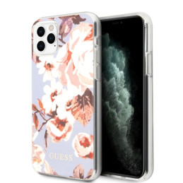 Etui Guess Flower Collection do iPhone 11 Pro Max, liliowy/lilac