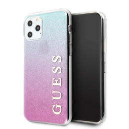 Etui Guess Glitter Gradient do iPhone 11 Pro Max, różowo-niebieski/pink blue