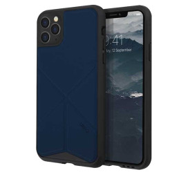 Etui z podstawką UNIQ Transforma do iPhone 11 Pro Max, niebieskie