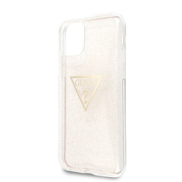 Etui Guess Glitter Triangle do iPhone 11 Pro, złote