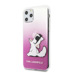 Etui Karl Lagerfeld Choupette Fun do iPhone 11 Pro, różowy/pink