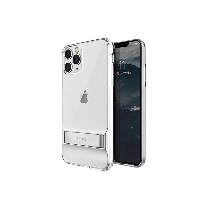 Etui UNIQ Cabrio z podstawką do iPhone 11 Pro, przezroczyste