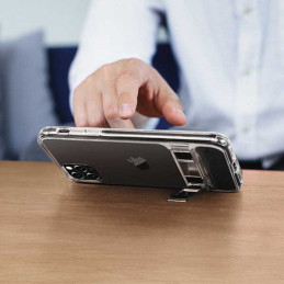 Etui UNIQ Cabrio z podstawką do iPhone 11 Pro, przezroczyste