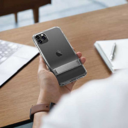 Etui UNIQ Cabrio z podstawką do iPhone 11 Pro, przezroczyste